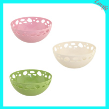 Three Color Available Plastic Round Fruit Plate